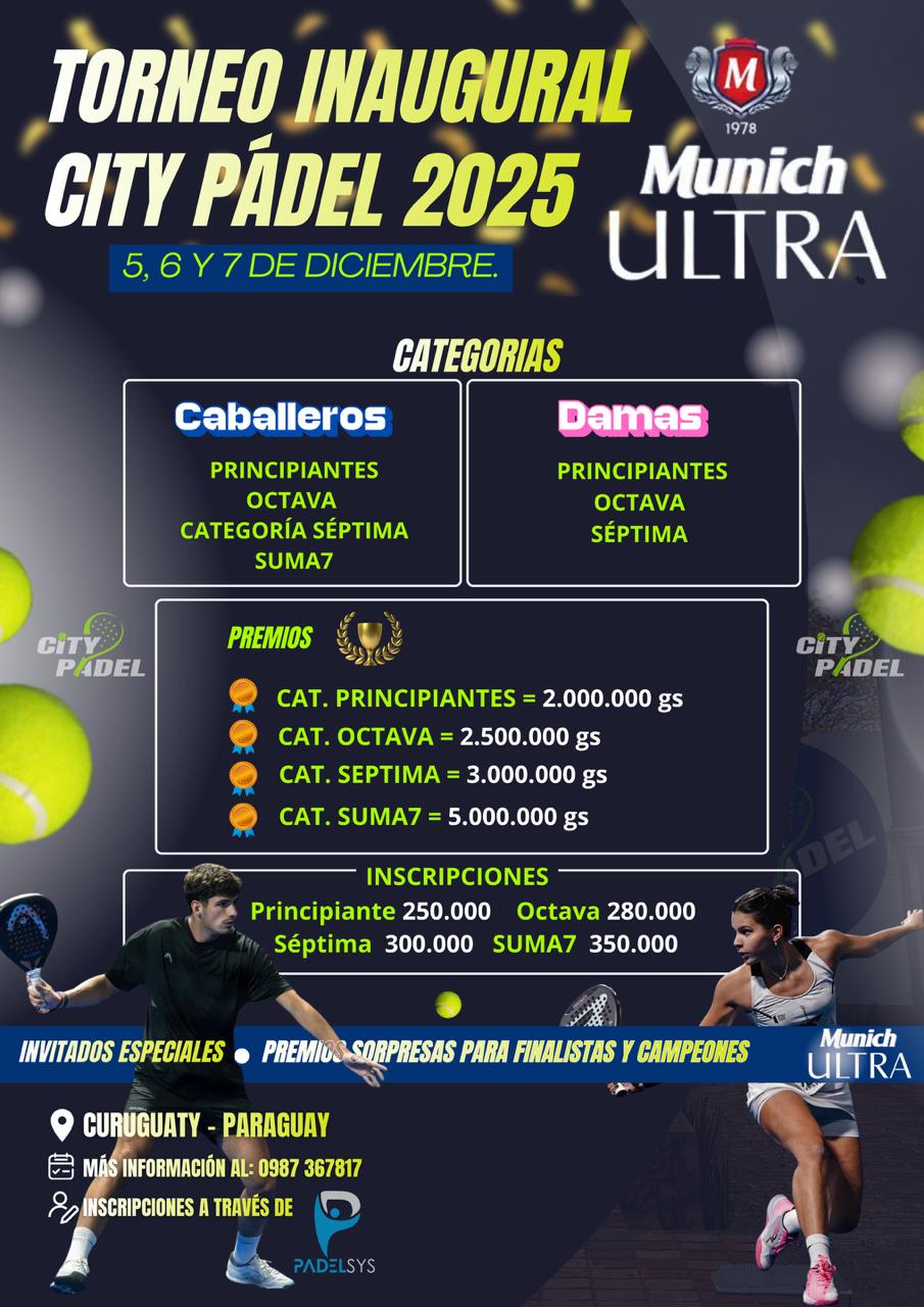 TORNEO INAUGURAL CITY PADEL 2025